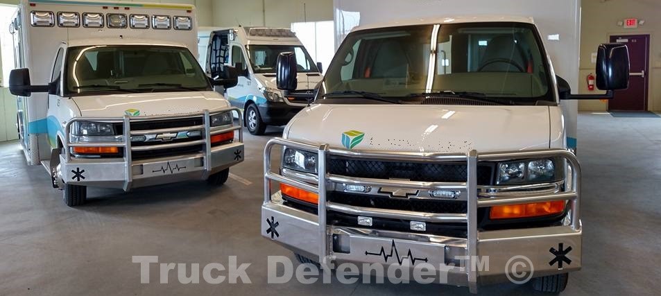 Go to truckdefender.com (Foreman-Polished-Emergency-Bumpers subpage)